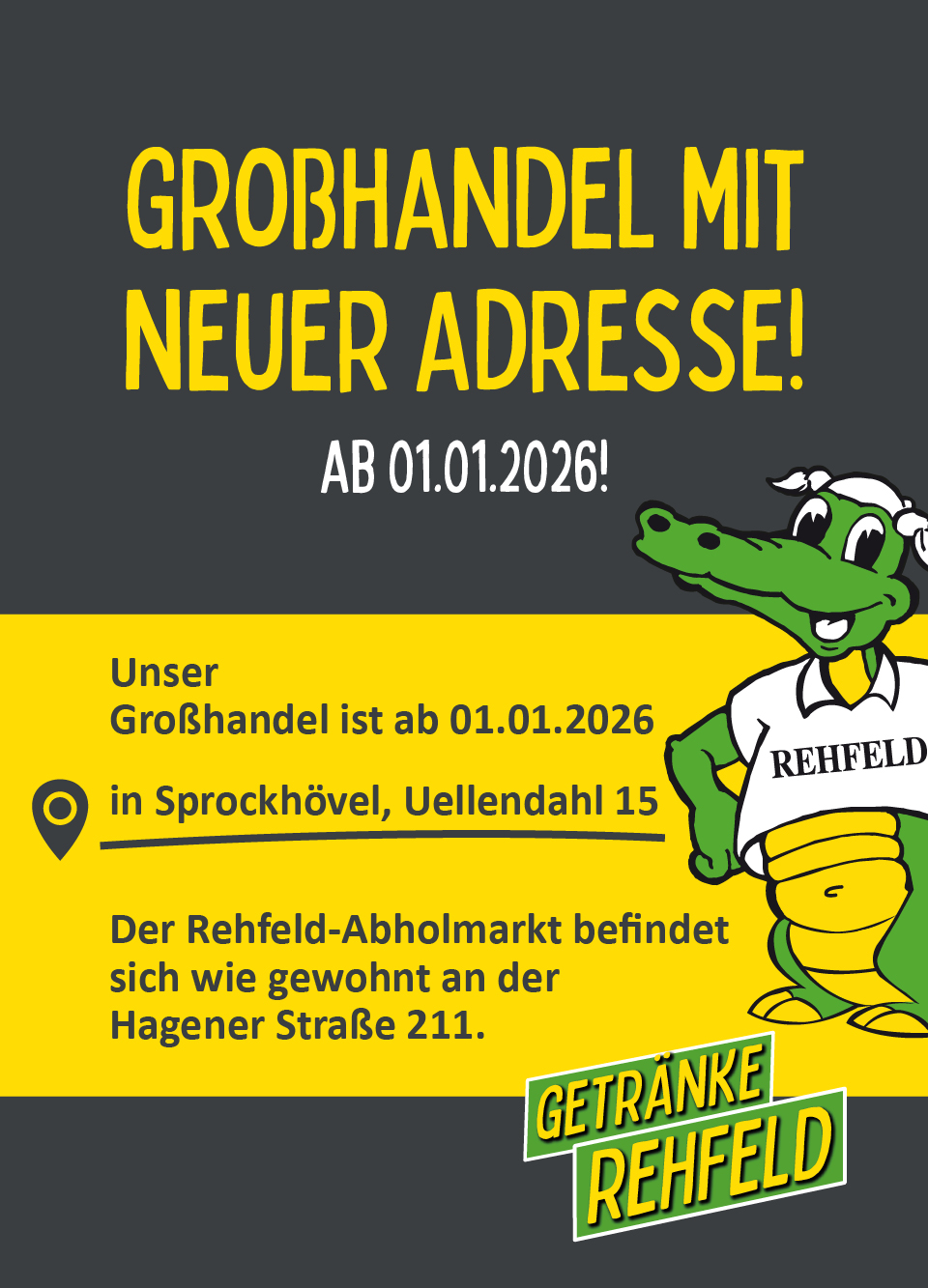 Aktionsbanner – Getränke Rehfeld